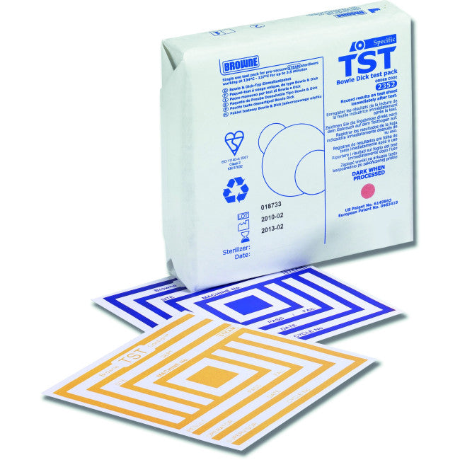 TST Bowie Dick test - 134ºc i 3,5 minut