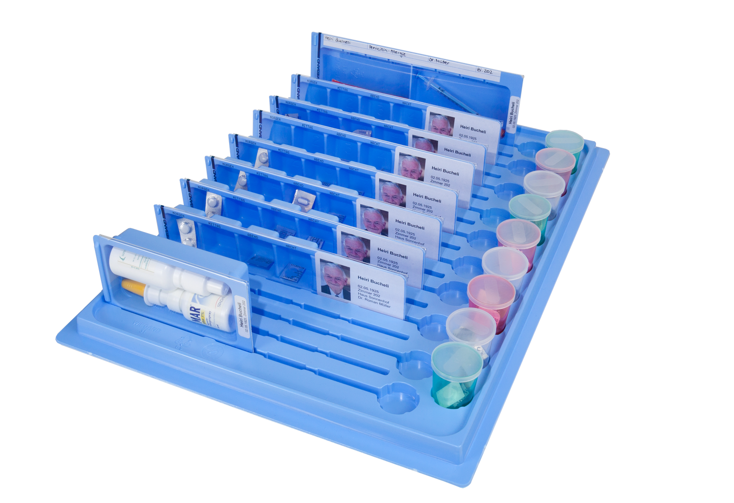 Nr.: 31 - Medicinbakke Simpel til æsker og medicinbægre