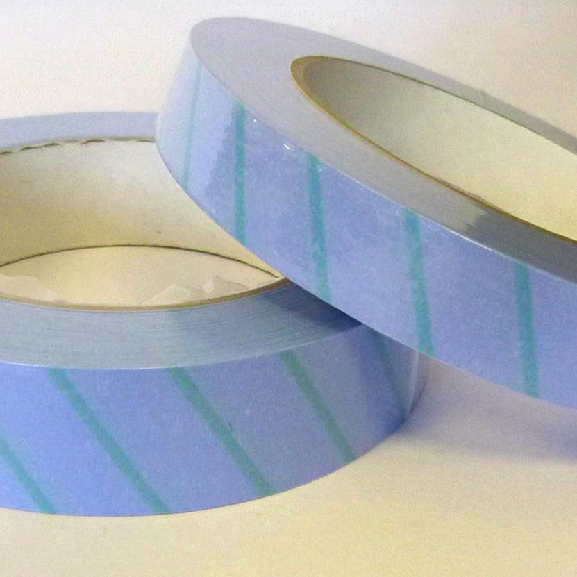 Autoklavetape blå - 18mm. 24 mm. 48 mm.