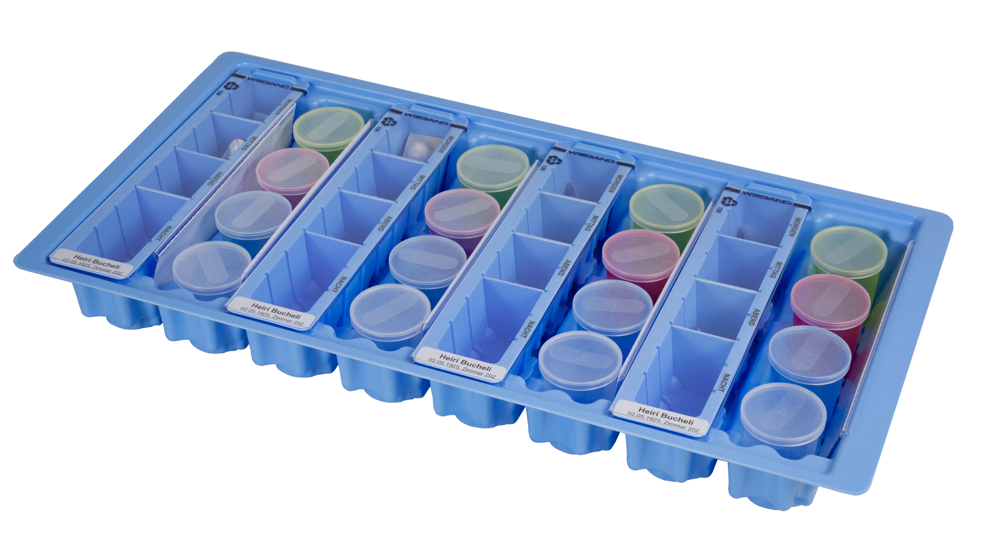 Organisér medicin sikkert og effektivt med denne Wiegand medicinbakke, designet til professionel brug i sundhedssektoren og hjemmepleje. Bakken indeholder flere doseringsbeholdere med farvekodede låg, som gør det nemt at identificere og administrere medicin til forskellige tidspunkter på dagen.
Det modulopbyggede system er kompatibelt med alle Wiegand-komponenter og kan tilpasses individuelle behov. Perfekt til institutioner, apoteker og hjemmebrug, hvor sikker medicinhåndtering er afgørende.