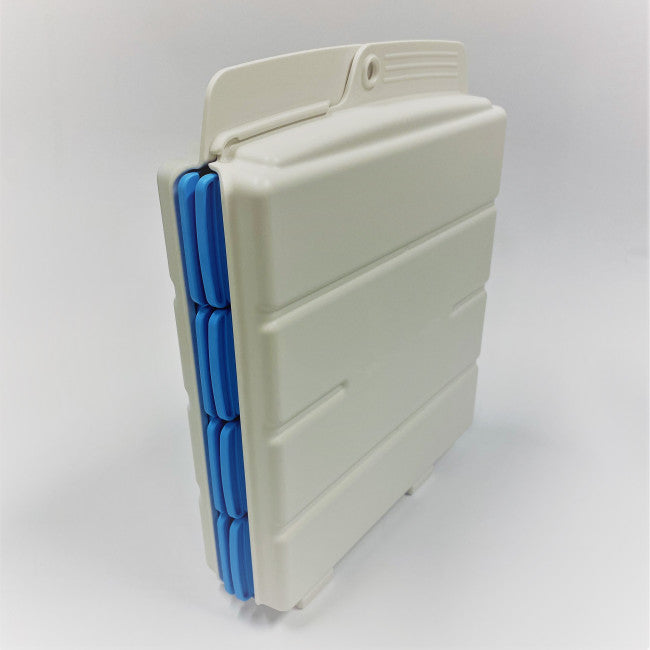 Wibox Pro ugebox med 8 separate doseringsæsker – luksusmodel til sikker og fleksibel medicinhåndtering. Perfekt til hjemmepleje og institutioner.