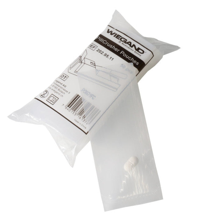 Nr.: 102 - Poser til tabletknuser. 50 stk.