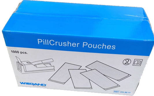 Nr.: 102/20 - poser til tabletknuser. 20 X 50 stk.